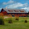 A view of the clubhouse at Far Oaks Golf Club