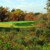 A fall view of green at Stonewolf Golf Club