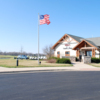 A view of the clubhouse at Coyote Run Golf Course