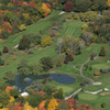 A fall aerial view from Woodruff Golf Course