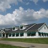 A view of the clubhouse at Gateway National Golf Links