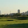 A view of the 15th green at Gateway National Golf Links