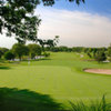 A view of the 17th green at Willow Crest Golf Club