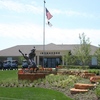 A view of the clubhouse at Ironhorse Golf Course