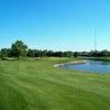 A view of hole #16 at Seven Bridges Golf Club