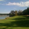 A view of green #14 at National Golf Course at Eagle Creek