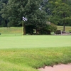A view of green protected by sand trap at Stony Creek Golf Course