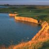View of the 17th hole from the Starboard course at Harborside International Golf Center