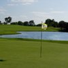 A view of hole #9 at  Randall Oaks Golf Club