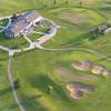 Aerial view of the clubhouse at Railside Golf Club
