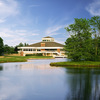 A view of the clubhouse at Cantigny Golf