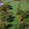 Aerial view of green #11 through #14 at Foxford Hills Golf Club 