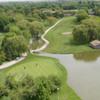 Aerial view of the 10th green at White Pines Golf Course - West Course
