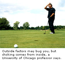 Golfers Choke Under Pressure
