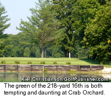 Crab Orchard Golf Club - 218-yard 16th