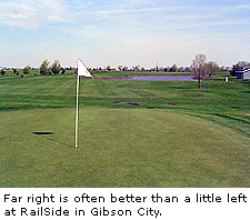 RailSide Golf Club in Gibson City
