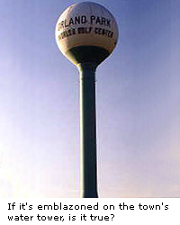 Orland Park Water Tower